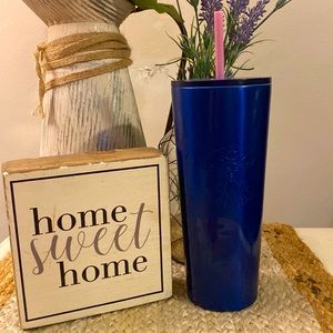 Starbucks Blue Venti Cup